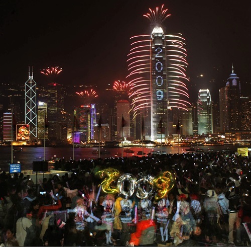 Silvester in Hong Kong