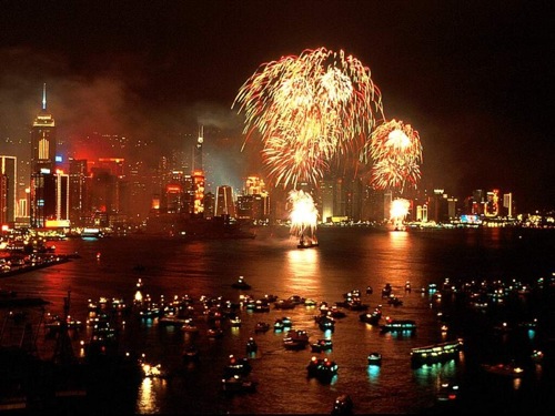 Silvester in Hong Kong