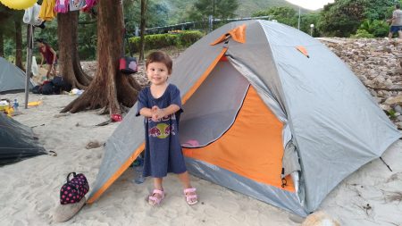 Wochenend-Camping in Hong Kong